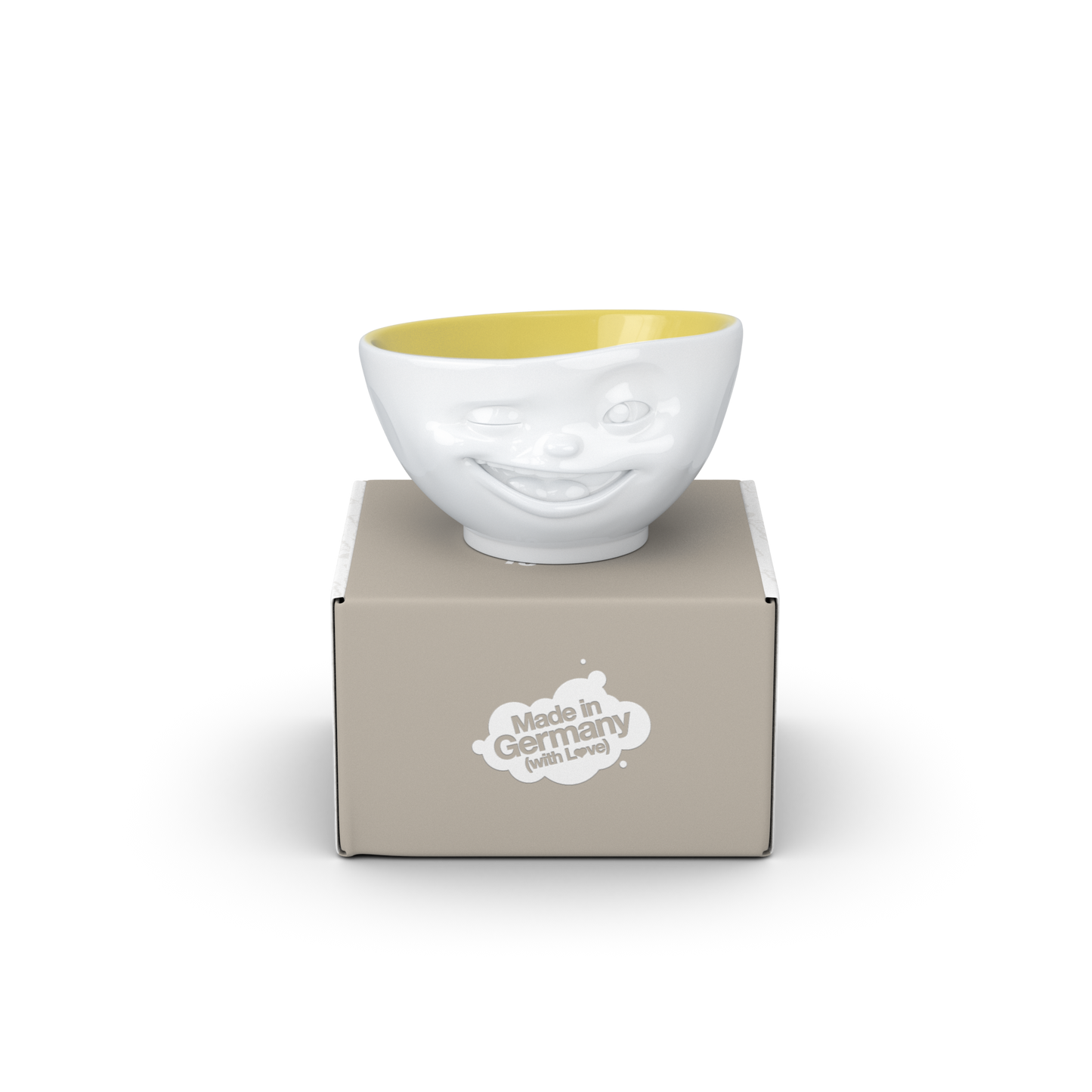 Bowl 500ml - Winking saffron inside