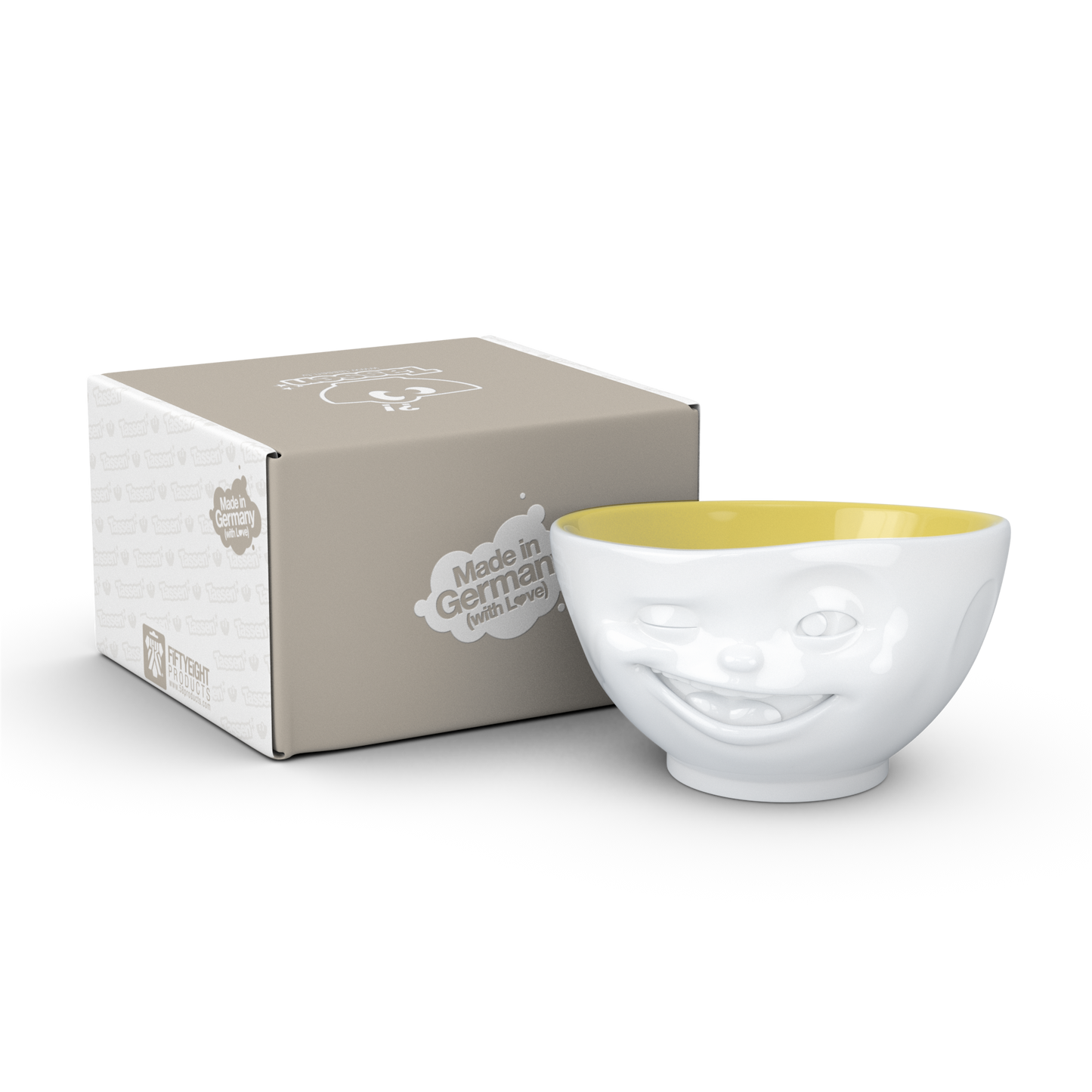 Bowl 500ml - Winking saffron inside