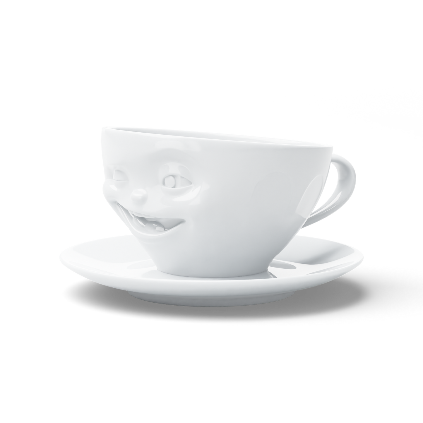 Tea cup with saucer 200ml - Winking