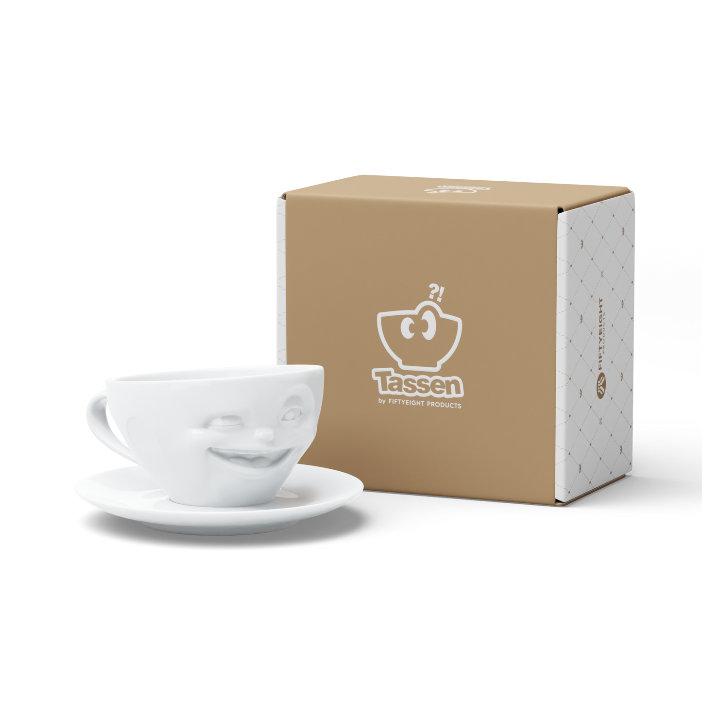 Tea cup with saucer 200ml - Winking