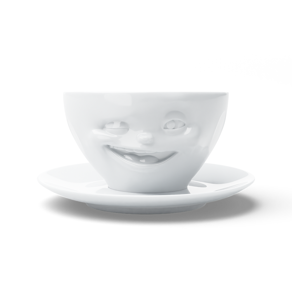 Tea cup with saucer 200ml - Winking