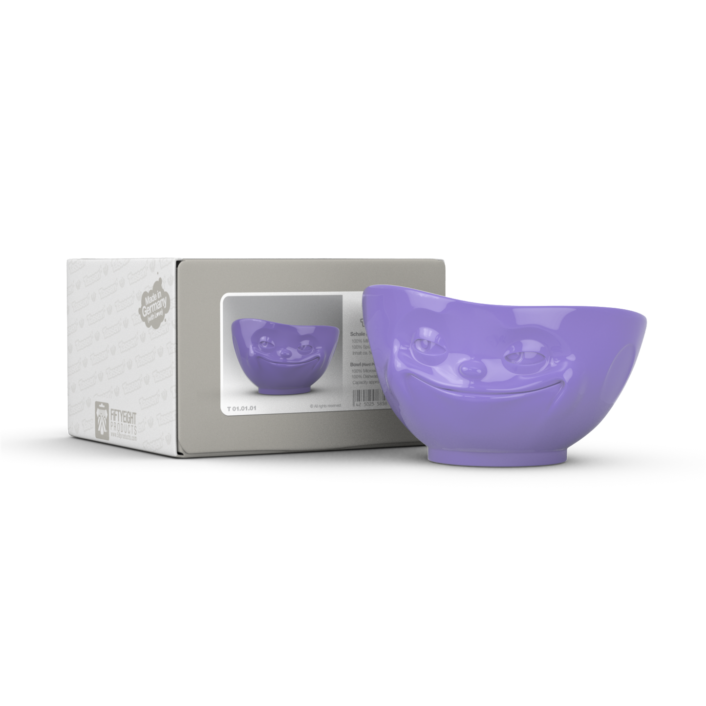 Bowl 500ml - Grinning	purple