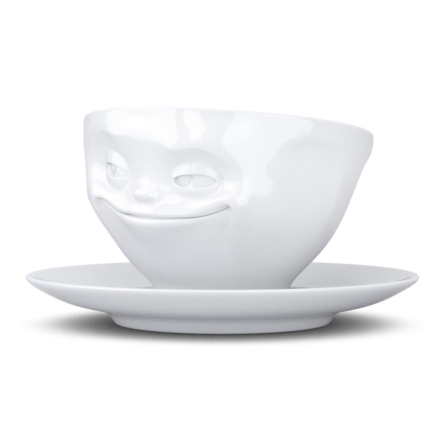 Tea cup with saucer 200ml - Grinning