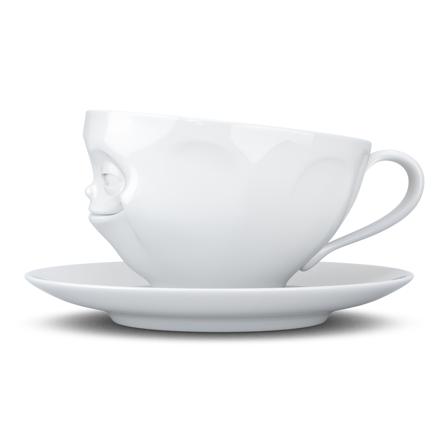 Tea cup with saucer 200ml - Grinning