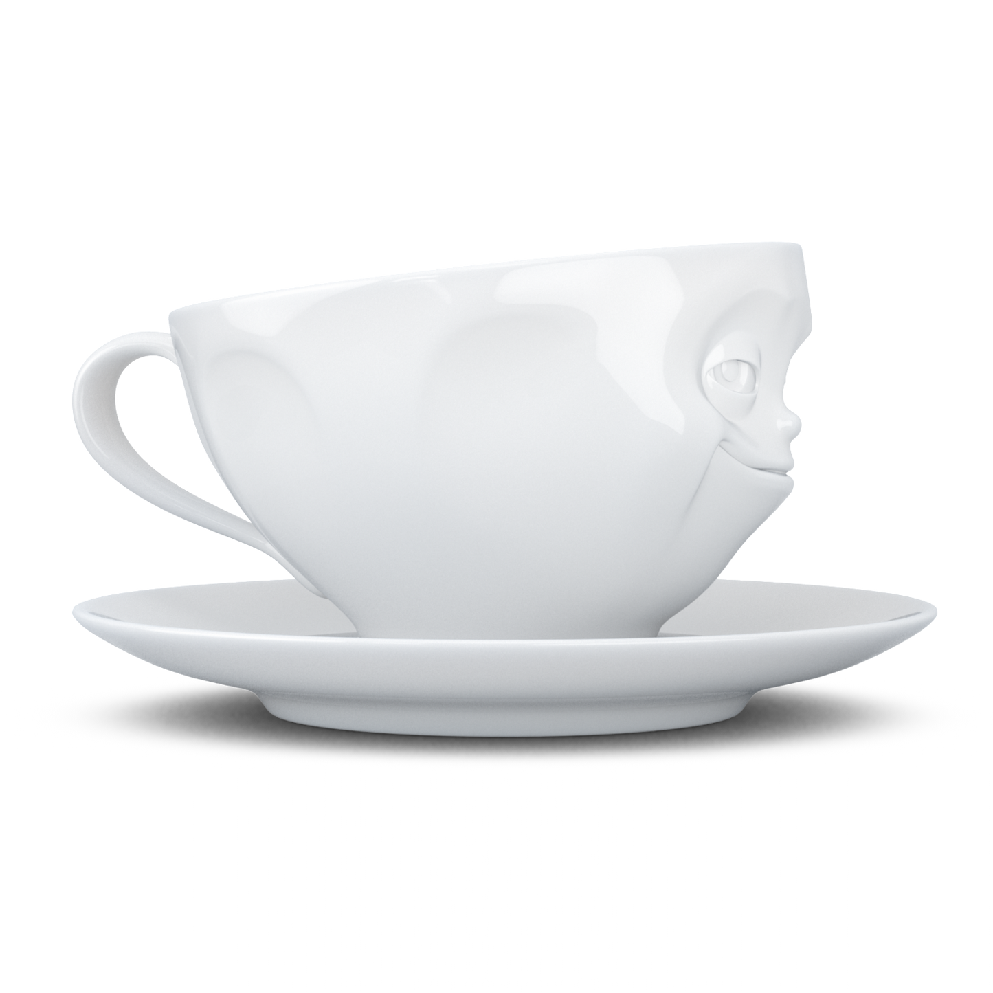 Tea cup with saucer 200ml - Grinning