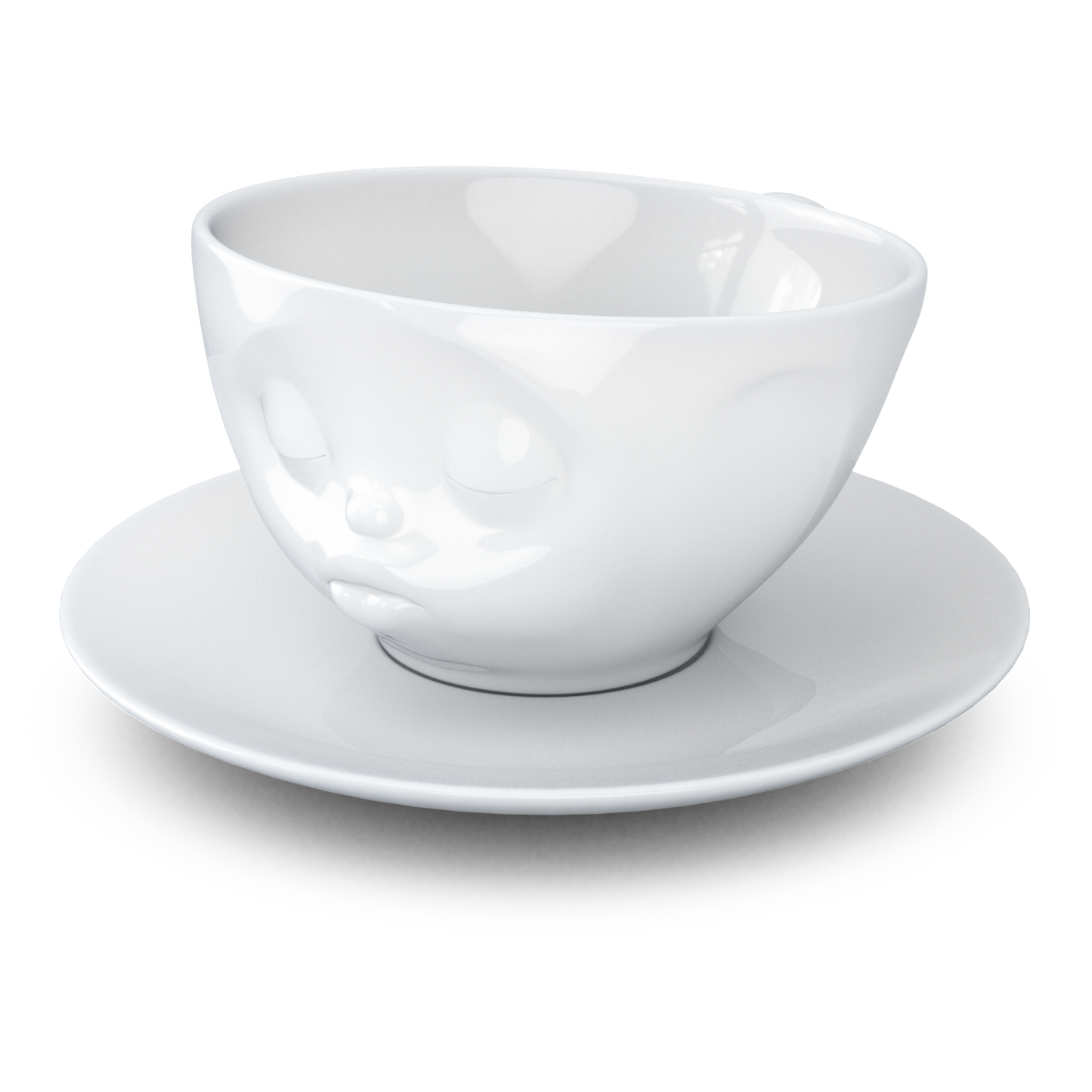 Tea cup with saucer 200ml - Kissing