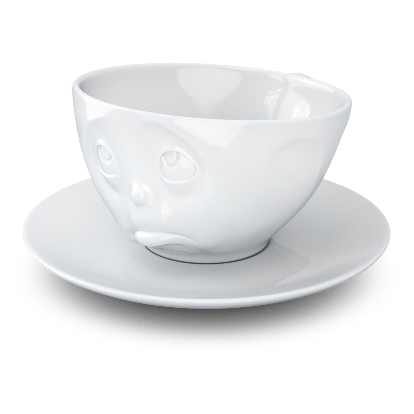 Tea cup with saucer 200ml - Oh please