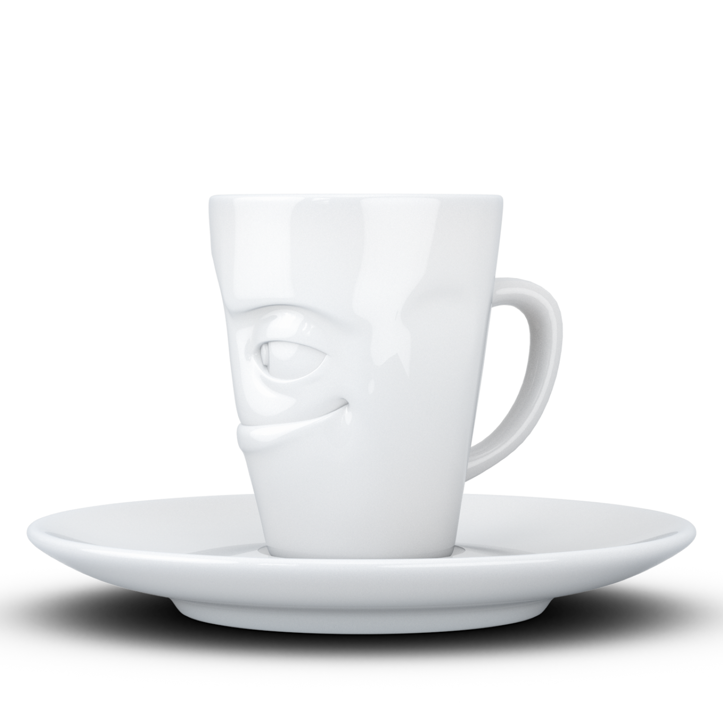 Espresso Mug with saucer and handle 80ml - Impish