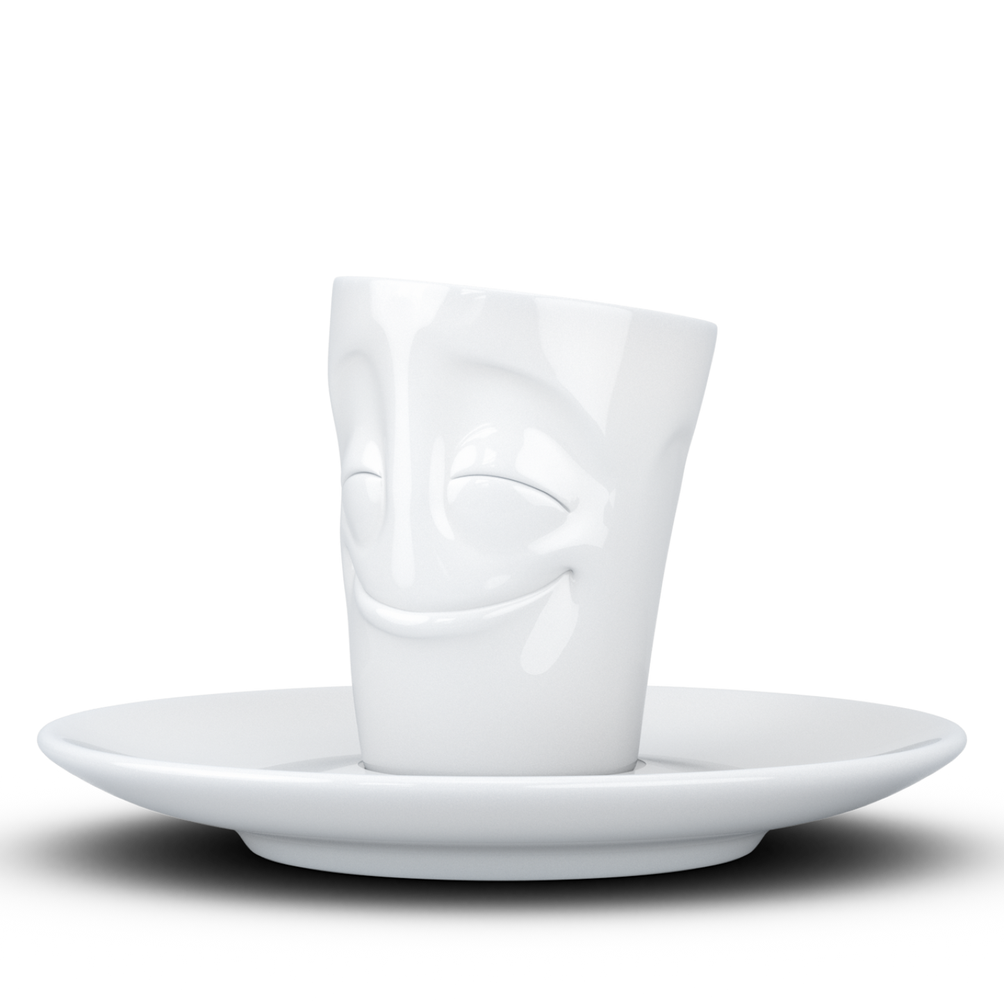 Espresso Mug with saucer and handle 80ml - Cheery