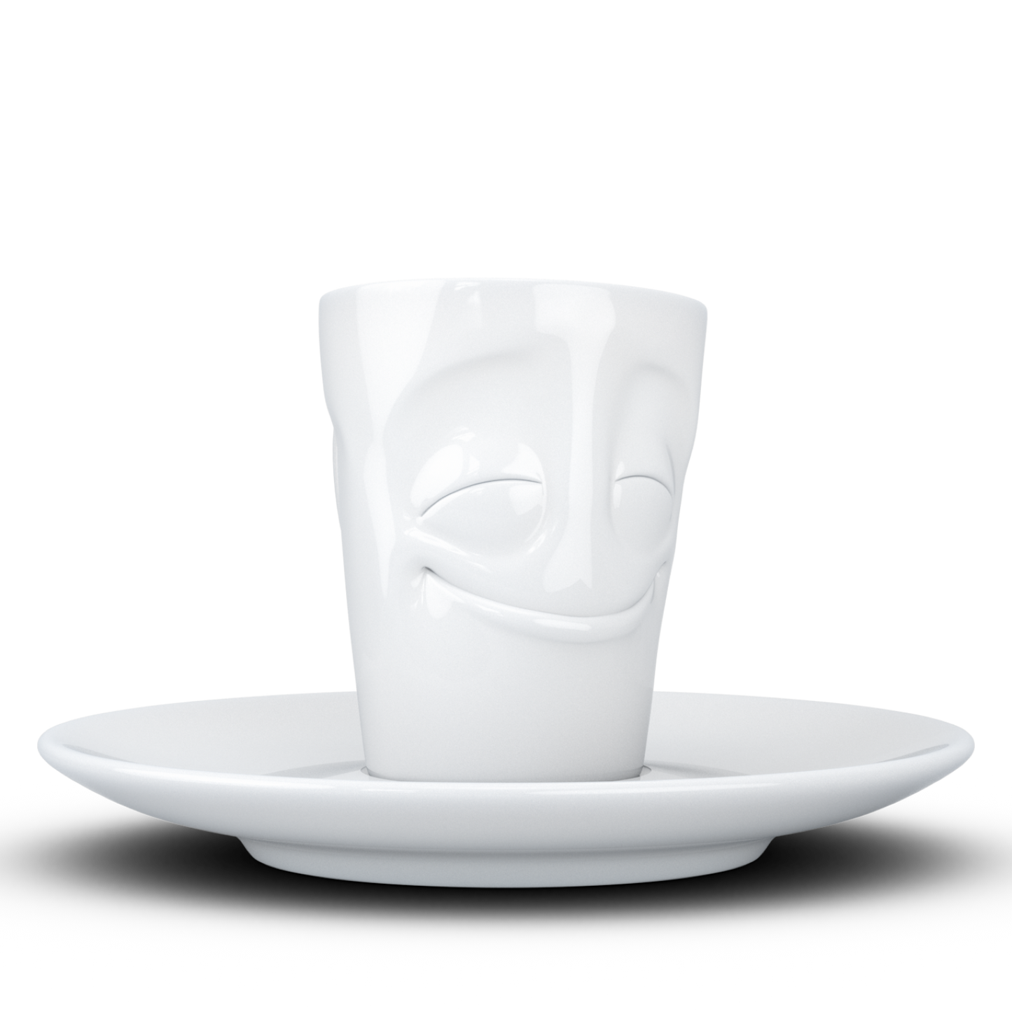 Espresso Mug with saucer and handle 80ml - Cheery