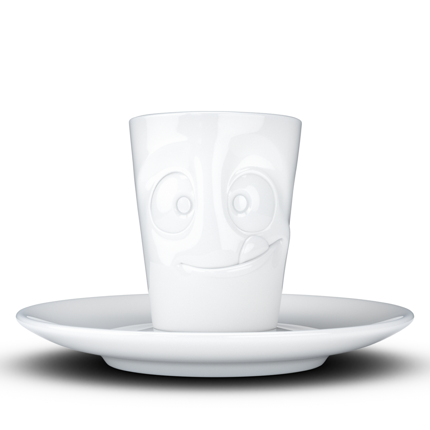 Espresso Mug with saucer and handle 80ml - Tasty