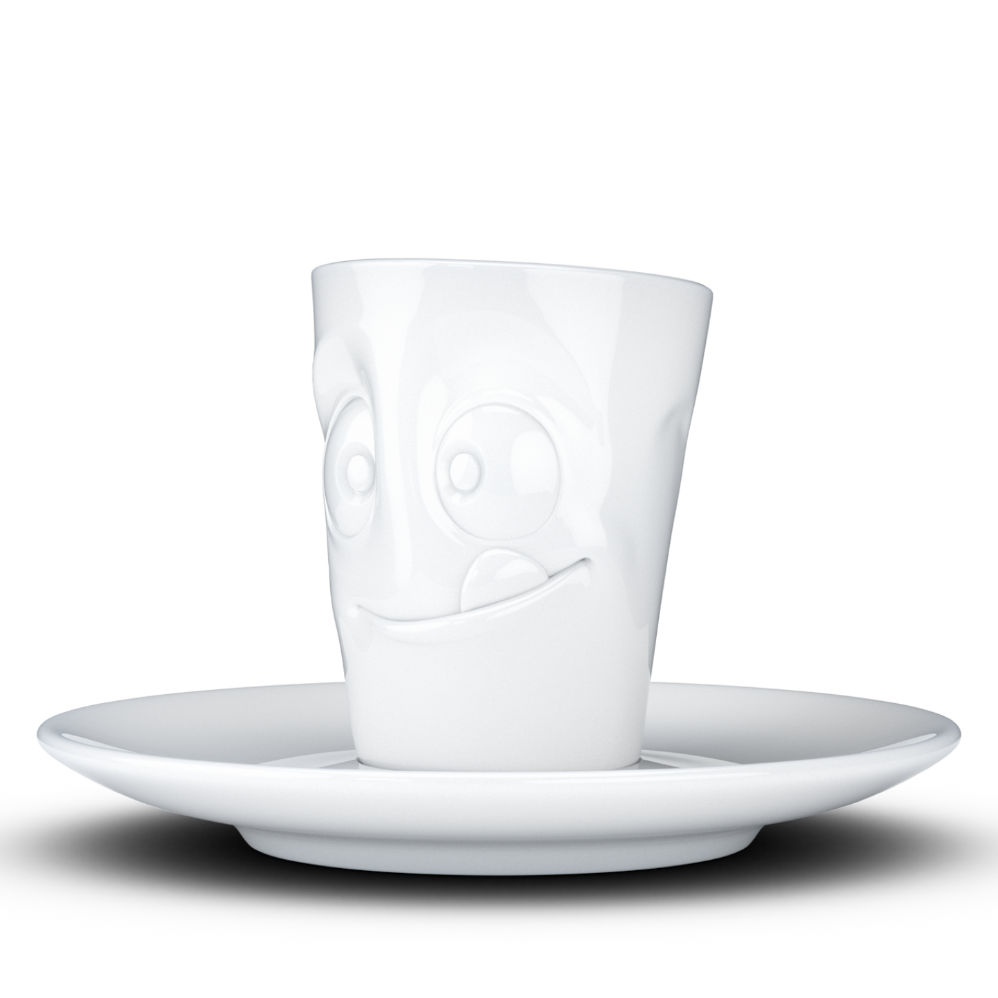 Espresso Mug with saucer and handle 80ml - Tasty