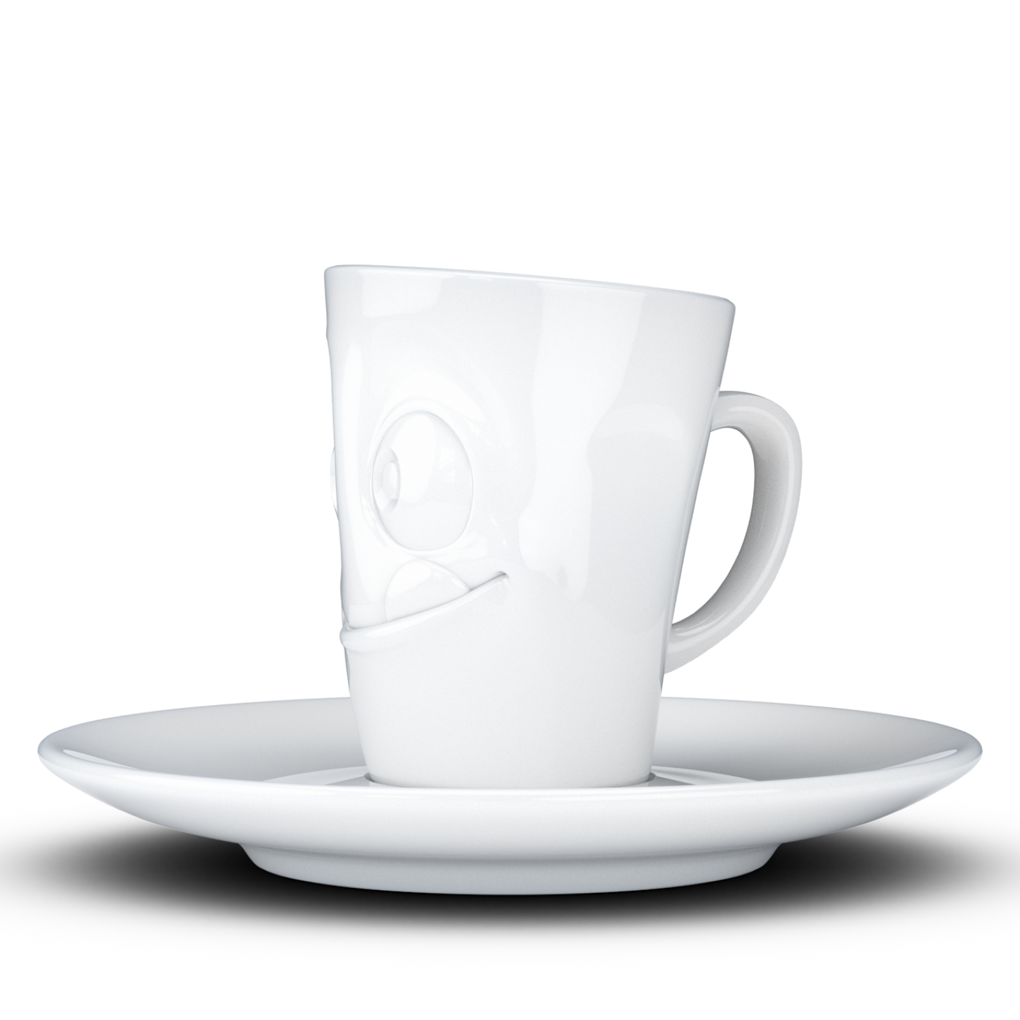 Espresso Mug with saucer and handle 80ml - Tasty