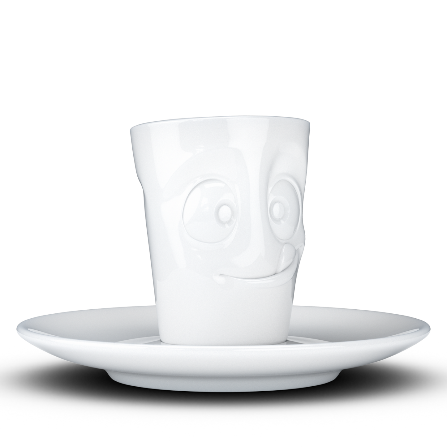 Espresso Mug with saucer and handle 80ml - Tasty