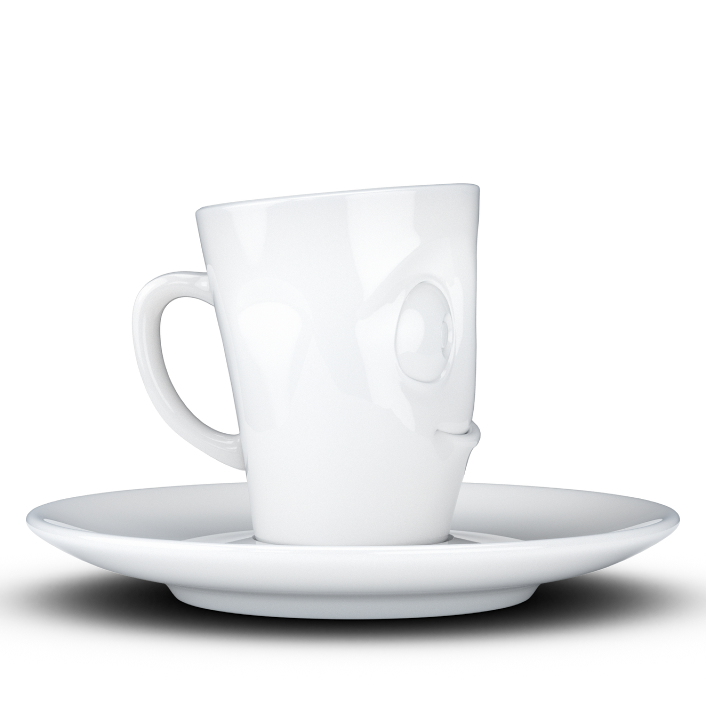 Espresso Mug with saucer and handle 80ml - Tasty