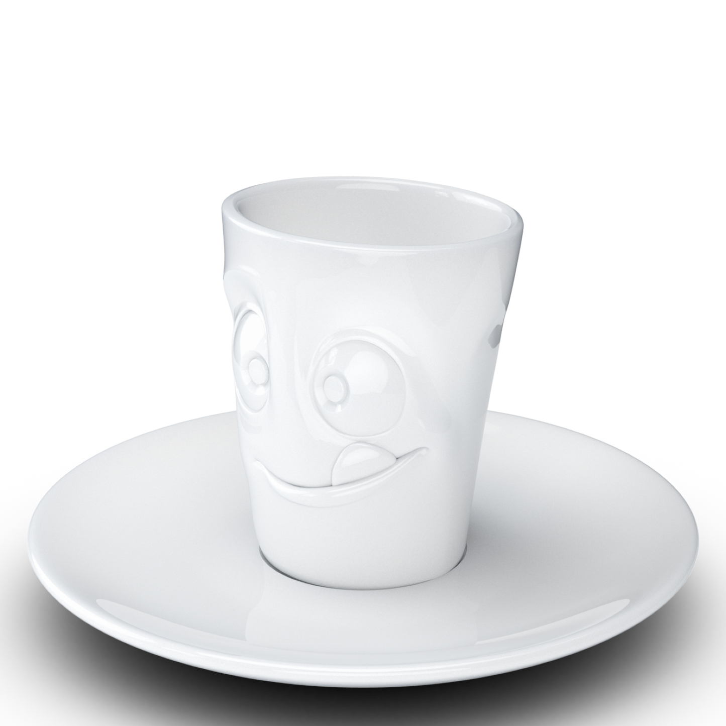 Espresso Mug with saucer and handle 80ml - Tasty